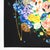 Midnight IV - Floral Artwork on Dark Background Original Contemporary Abstract Painting on Canvas by Sally K For Sale - Image 4 of 6