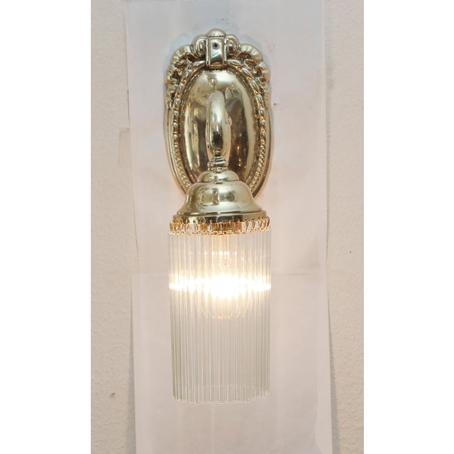 19th Century Antique Art Nouveau Wall Lamps, 1890s, Set of 2 For Sale - Image 5 of 10