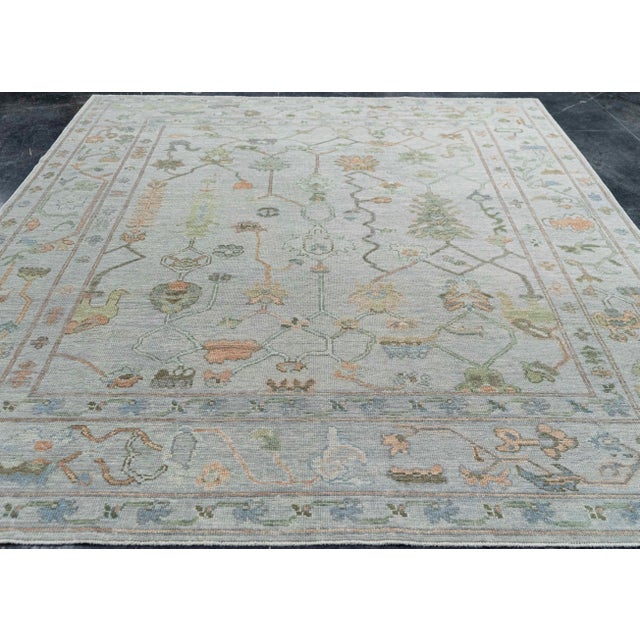 Turkish Oushak Rug 8'5" x 10'4" #20419 Explore a curated collection of hallway runners, wool rugs, and handmade...