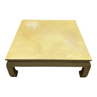1970s Baker Coffee Table With Ming Legs For Sale