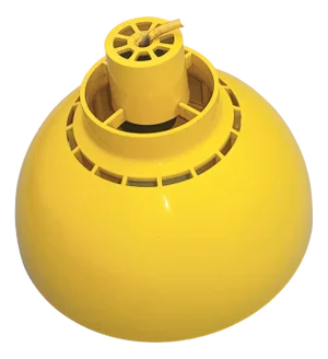 Yellow Ceiling Lamp Minisol by K.Kewo for Nordisk Solar