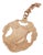 Antique Gold Fob & Albert Chain from William Adams LTD, Birmingham, 1917 For Sale