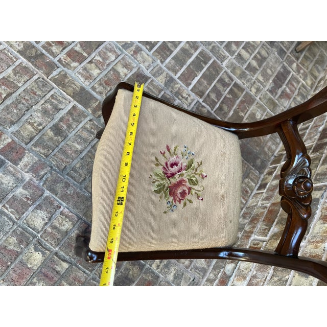 Stunning antique Victorian balloon-back side chair. This style of chair is characterized by its rounded back and nipped-in...