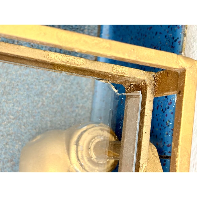 Vintage Hollywood Regency Gilt Metal & Glass Two-Tier Bar Cart or Tea Trolley For Sale - Image 12 of 12