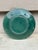 English Green Majolica Geranium Plate, Circa 1880 For Sale - Image 4 of 4
