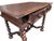 French Walnut Side Table with Twisted Turned Legs For Sale - Image 4 of 6