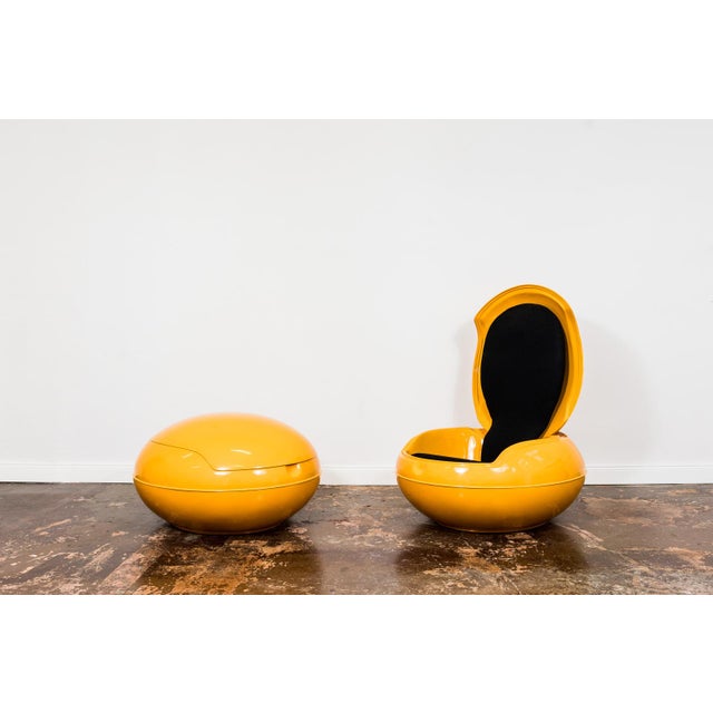 Peter Ghyczy Garden Egg Chairs by Peter Ghyczy, 1968, Set of 2 For Sale - Image 4 of 18