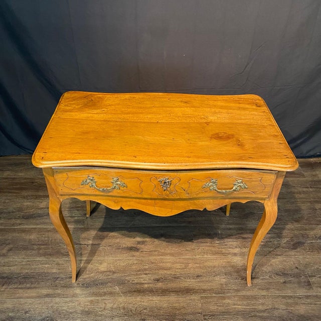 French French 19th Century Louis XV Console Table or Side Table For Sale - Image 3 of 12