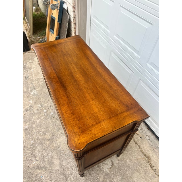 French 19th Century Louis XVI Solid Walnut Chest of Drawers For Sale - Image 12 of 12