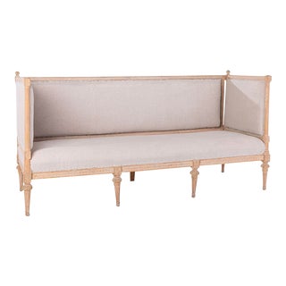 19th Century Swedish Gustavian Style Sofa Bench in Original Patina For Sale