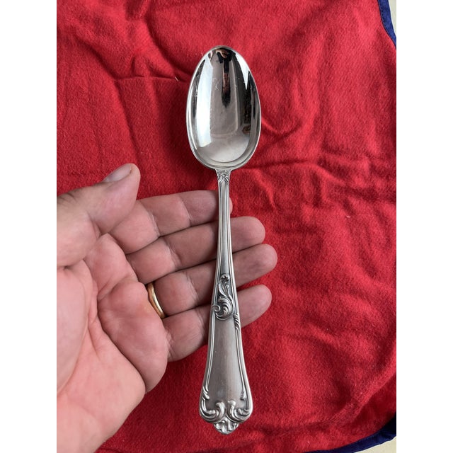 800 Silver Cutlery, Italy, 1960s, Set of 84 For Sale - Image 3 of 14