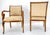 Hickory Chair Furniture Company Pair of Regency Style Carved Open Arm Fireside Lounge Chairs For Sale - Image 4 of 12