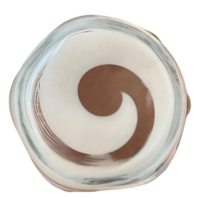 Glass Mid-Century Italian Murano Glass Handkerchief Vase, Circa 1960's. For Sale - Image 7 of 7