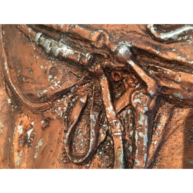 Brown Modernist Cast Iron Horses, 1940s For Sale - Image 8 of 16