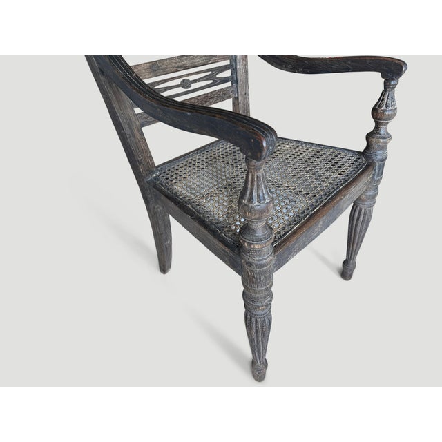 1900 - 1909 Rare Antique Raffles Arm Chair For Sale - Image 5 of 6