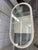 Vintage Coastal Rattan Bistro Set With Glass Table & Two Barrel Chairs For Sale - Image 10 of 18