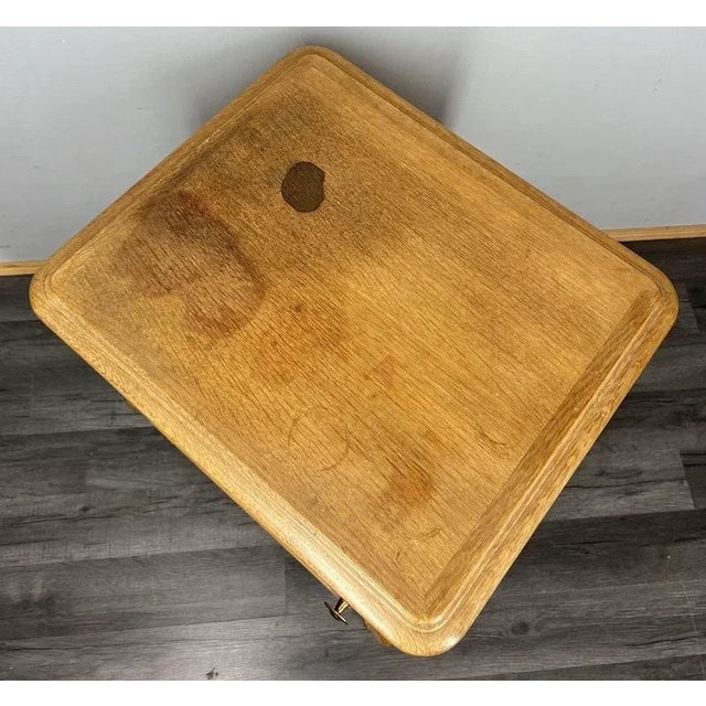 French Vintage Oak Bedside Tables, Set of 2 For Sale - Image 12 of 13