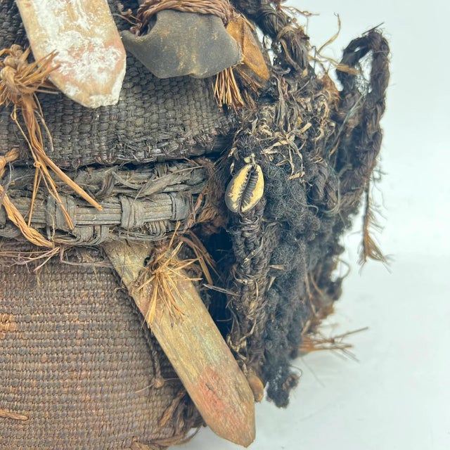 Early 20th Century Bamileke Hat Fetish with Adornments Cameroon For Sale In Denver - Image 6 of 11