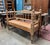 Early 20th Century Early 20th Century Antique Pine Bench With Pillow For Sale - Image 5 of 11