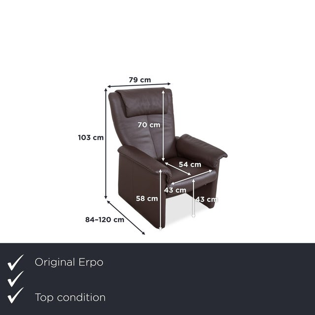 The Erpo Milano armchair combines German craftsmanship with a timeless, elegant design. Upholstered in high-quality,...