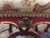 Transitional Vintage Giltwood & Red Painted Benches- a Pair For Sale - Image 3 of 12