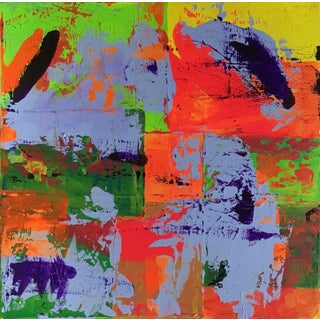 “AS052722” Contemporary Abstract Painting on Stretched Canvas For Sale