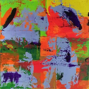 “AS052722” Contemporary Abstract Painting on Stretched Canvas