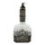 Antique Hanau Silver Mounted Etched Glass Decanter: French Rococo, Georg Roth & Co. For Sale