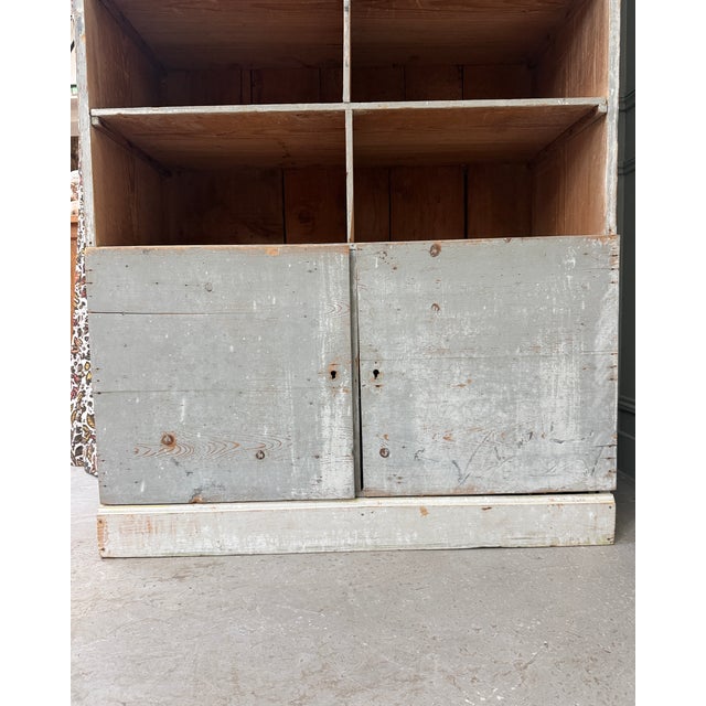 Pine Locker-Style Cabinet, 1950s For Sale - Image 13 of 14