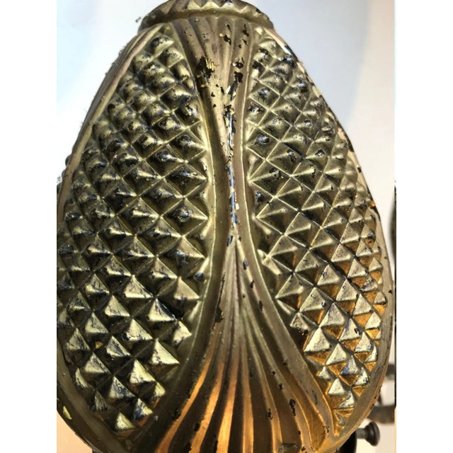 Black French Wrought Iron Sconce, 1920s For Sale - Image 8 of 9