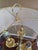 Vintage Brass Bouillotte Horn 3-Arm Lamp For Sale - Image 13 of 13