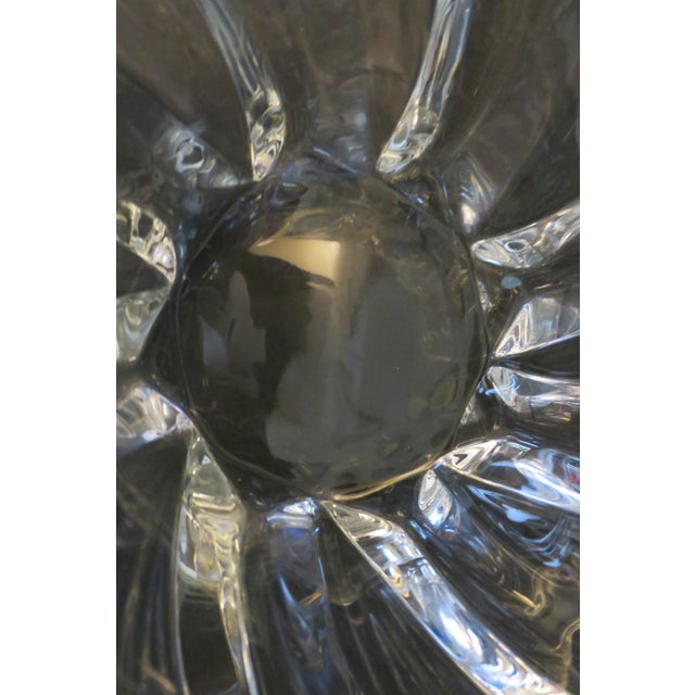 Mikasa Belle Epoque Large Heavy Crystal 12" Centerpiece Bowl VTG For Sale - Image 16 of 16