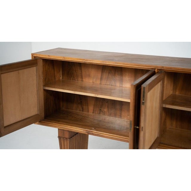 Wood Mid-Century Art Deco Style Wooden Sideboard, Italy For Sale - Image 7 of 13