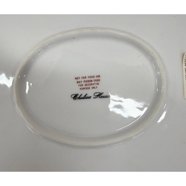 Chelsea House Inc Chelsea House Chinoiserie Blue and White Porcelain Soup Tureen & Underplate For Sale - Image 4 of 8