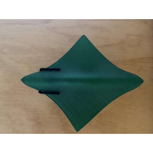 Glass Vintage Geco Green Frosted Glass Wall Sconce by Paolo Piva for Stefano Cevoli, 1980s For Sale - Image 7 of 18