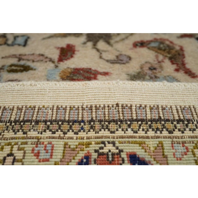 Vintage Persian Tabriz Rug 8'1'' X 10'1'' For Sale - Image 10 of 12