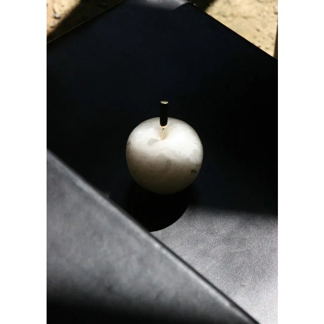 Edouard Sankowski individually sculpts these pieces with Alabaster he selects. Brass stem on Alabaster Core. Each piece in...