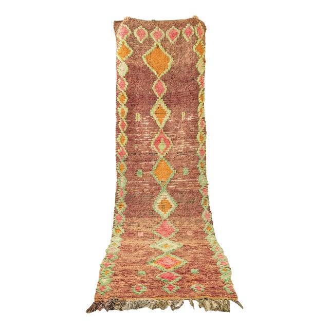 Vintage Boujad Berber Carpet For Sale