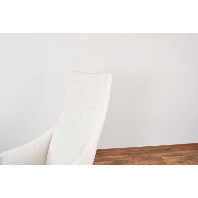 Beige Italian Lounge Chair by Umberto Asnago for Giorgetti, 1970s For Sale - Image 8 of 14