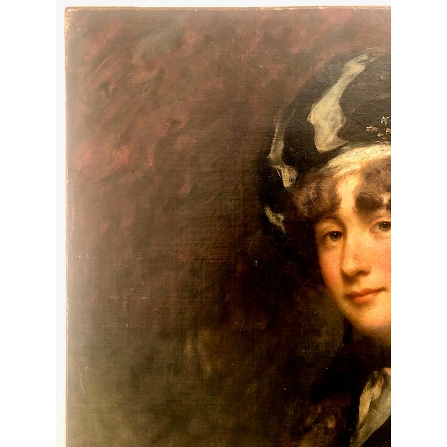 Early 19th-Century British School Portrait of a Lady For Sale - Image 4 of 7