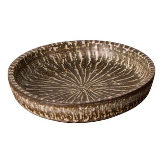 Mid-Century Modern Swedish Ceramic Dish by Gunnar Nylund for Rörstrand, 1950s For Sale