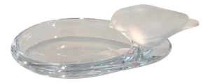 1970s Art Vannes Cristal Crystal Candy Dish