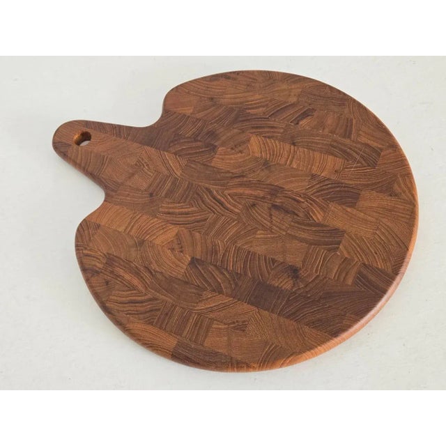 1960s 1960s Danish Teak Wood Charcuterie/Carving Board For Sale - Image 5 of 10