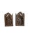 Pair of Heavy Vintage Cast Iron Gothic Cathedral Candle Holders For Sale - Image 4 of 12