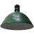 Large Vintage French Industrial Petrol Green Enamel Pendant Light from Sammode For Sale - Image 4 of 5