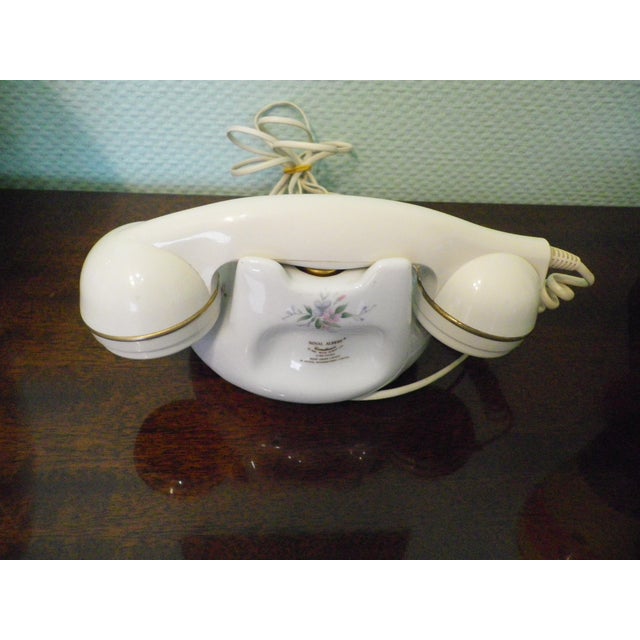 Constance Telephone in Fine Porcelain from Royal Albert, 1991 For Sale - Image 15 of 16