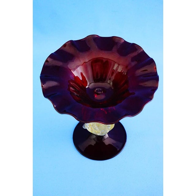 Vintage Tipetto Veneziano Stand in Murano Glass from Salviati & C., 1950s For Sale - Image 10 of 18