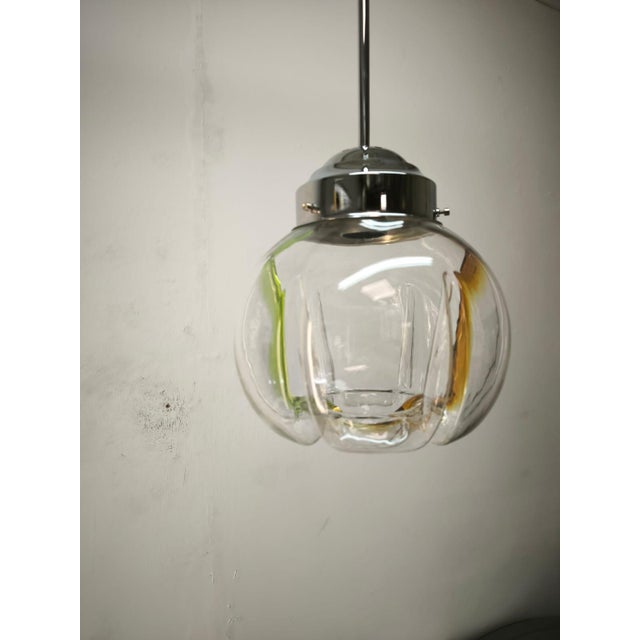 Mid-Century Modern Murano Glass Pendant Lamp, 1970s For Sale - Image 3 of 18