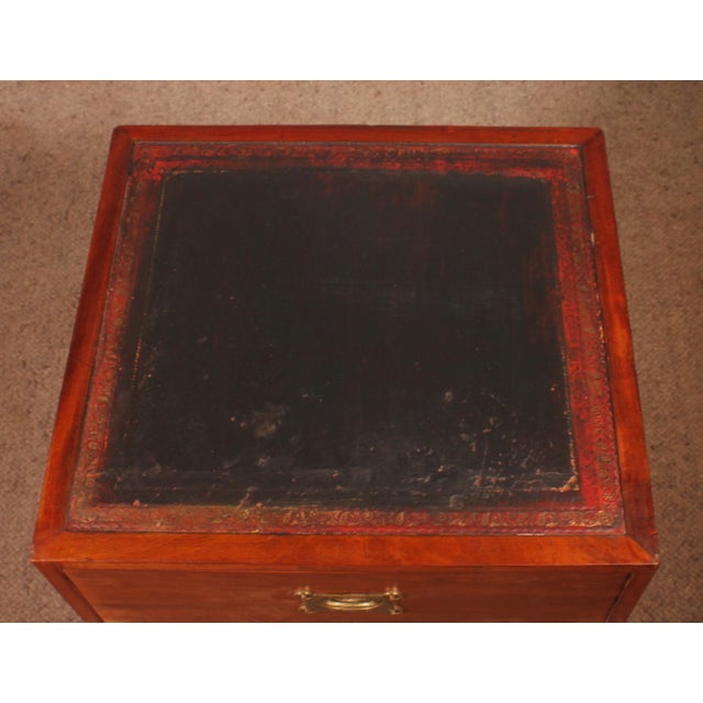 Small Mahogany Naval Military Chest of Drawers, 19th Century For Sale - Image 10 of 11