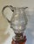 English Large Antique Early 19th Century George III Anglo Irish Cut Crystal Glass Wine Ewer or Water Pitcher For Sale - Image 3 of 18